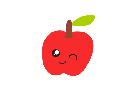 Back to School Apple Kawai Sticker Icon: A Strategic Creative Asset for Modern Professionals