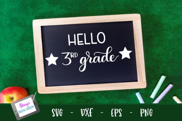 Back to School – Hello 3rd Grade SVG