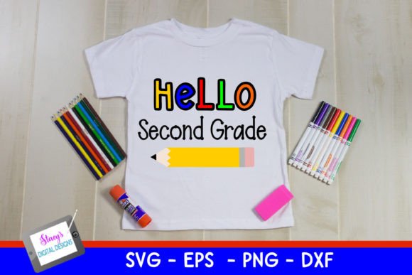 Back to School – Hello Second Grade: A Versatile Digital Design for Real Classroom & Home Projects