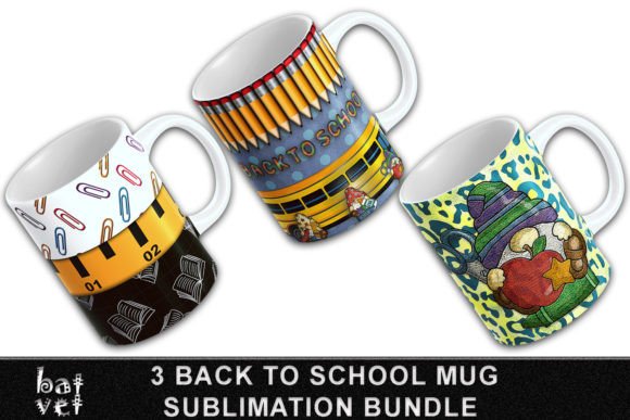Back to School Mug Sublimation Bundle