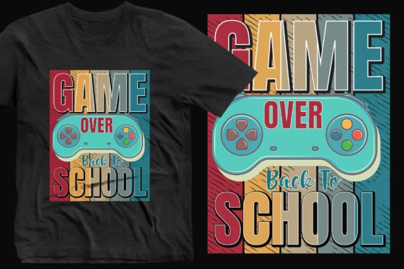 Back to School Quest Stylish Tee Design