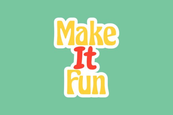 Back to School Sticker Make It Fun