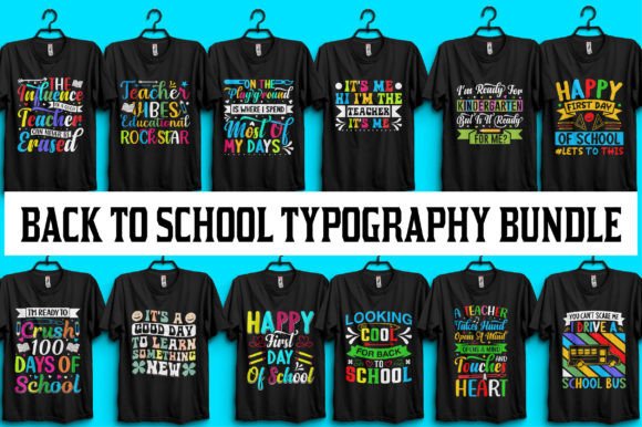 Back to School Typography Bundle: Design Freedom That Fits Real Life