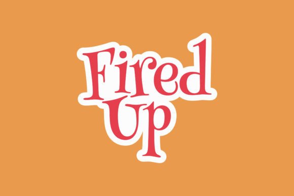 Back to School Typography Fired Up