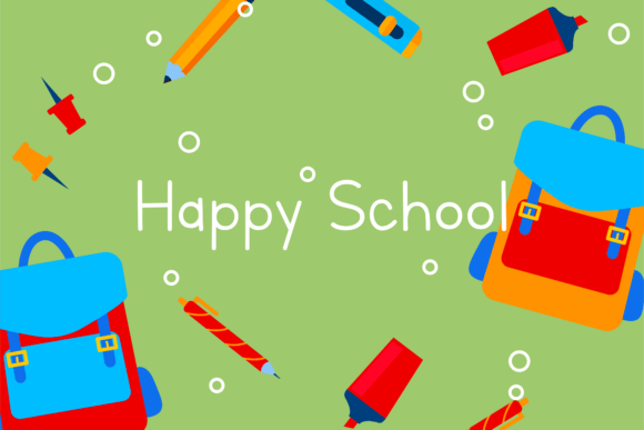 Green Bags Background Back to School: A Versatile Design Asset for Educators, Creators & Small Businesses