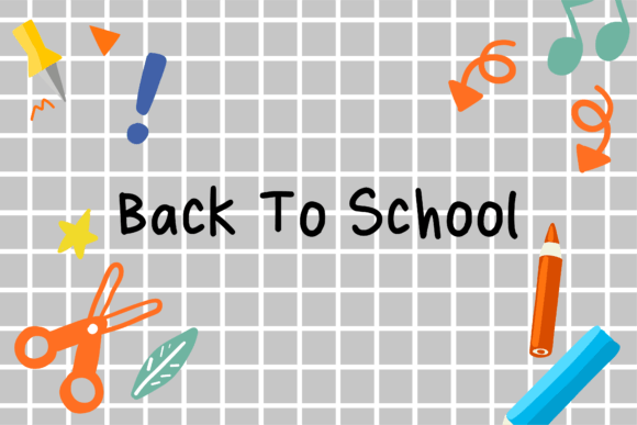 Notebooks Back to School Background