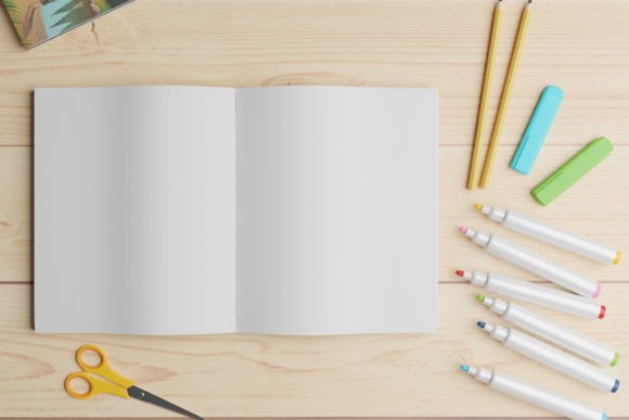 Open Book - Back to School Mockup
