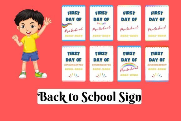 Printable Back to School Signs: Instant Download, High-Quality & Ready to Use