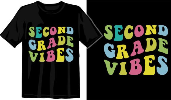 Second Grade Vibes SVG, Back to School: Your Go-To Digital Design for Classroom Joy and Teacher Style