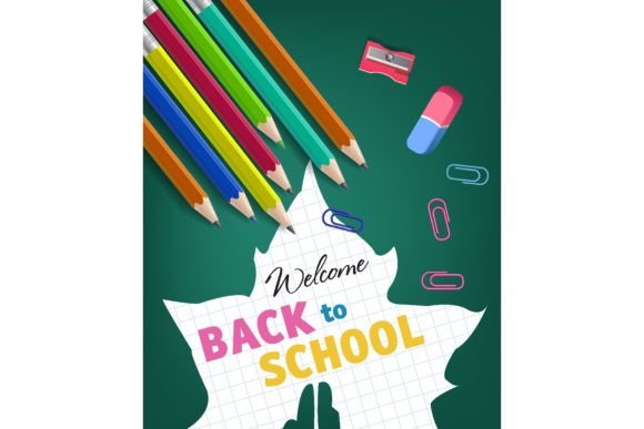 Welcome Back to School Lettering and Map