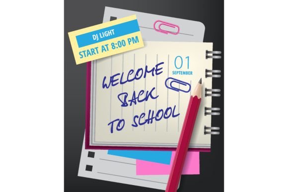 Welcome Back to School Lettering with No